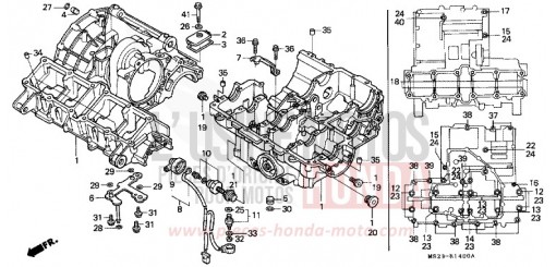 CARTER MOTEUR CBR1000FL de 1990